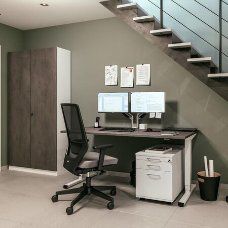 Ergonomische Einrichtung für Arbeitsplätze