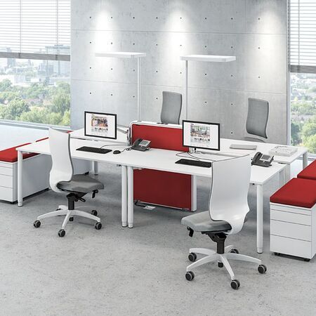 Ergonomische Einrichtung für Arbeitsplätze