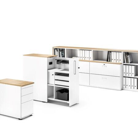 Schranksysteme und flexible Büroeinrichtung