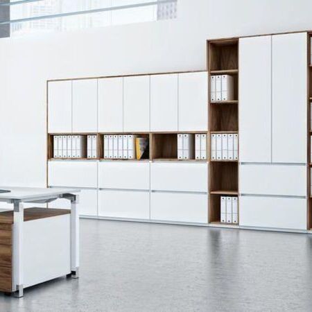 Schranksysteme und flexible Büroeinrichtung